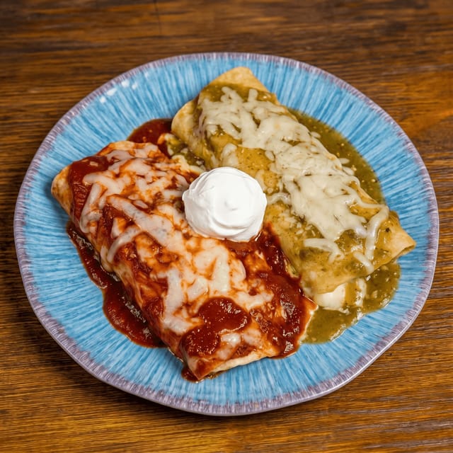 Carnitas Enchiladas.