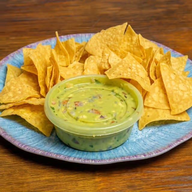 Bag of Chips and Guacamole.