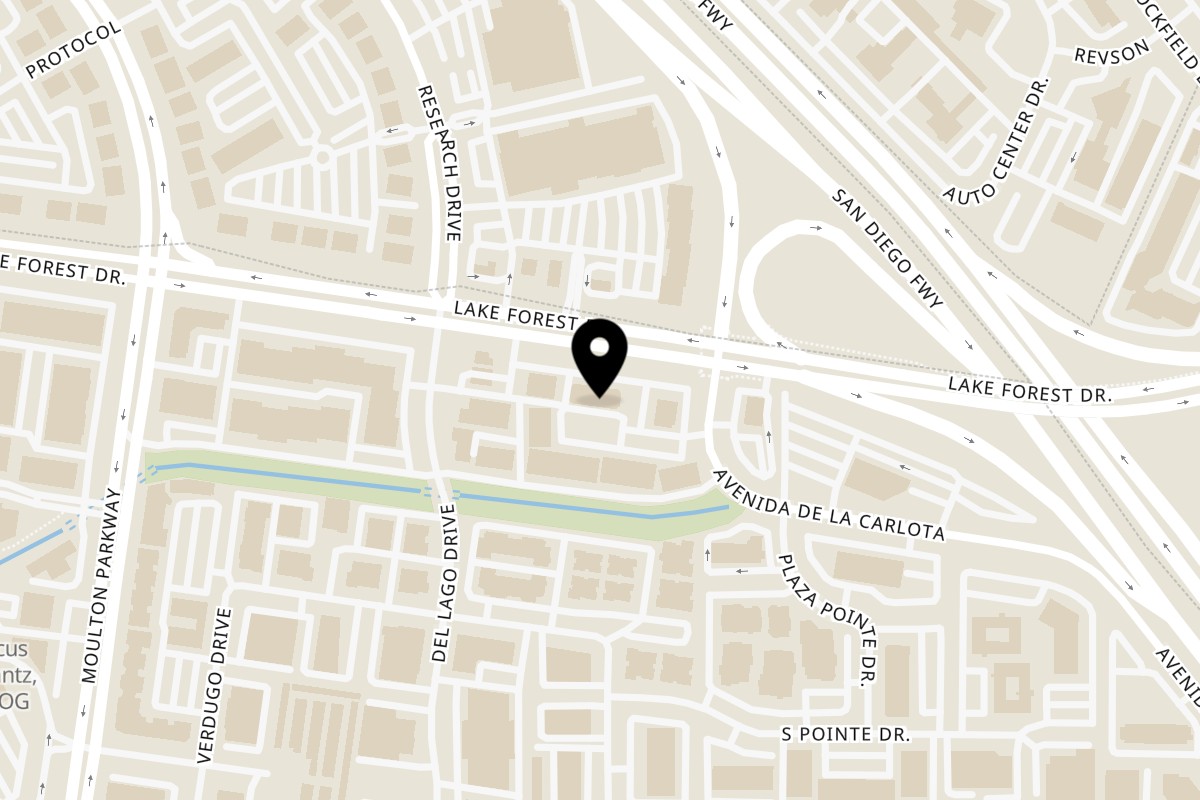 Map showing the location of Taco 900 on 23020 Lake Forest Dr Ste 160 in Laguna Hills
